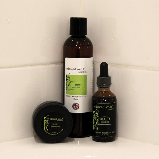 Wicked Wolf Pack | Complete Beard Care Kit (Wash, Oil & Butter)