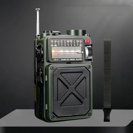 Hand-Crank Generator & Solar Power Bank