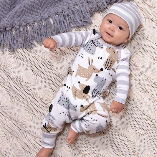 Baby Boy Puppy Dogs Cotton Romper