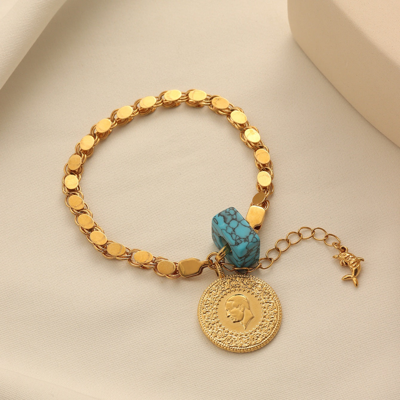 Bohemian Evil Eye Coin Bracelet