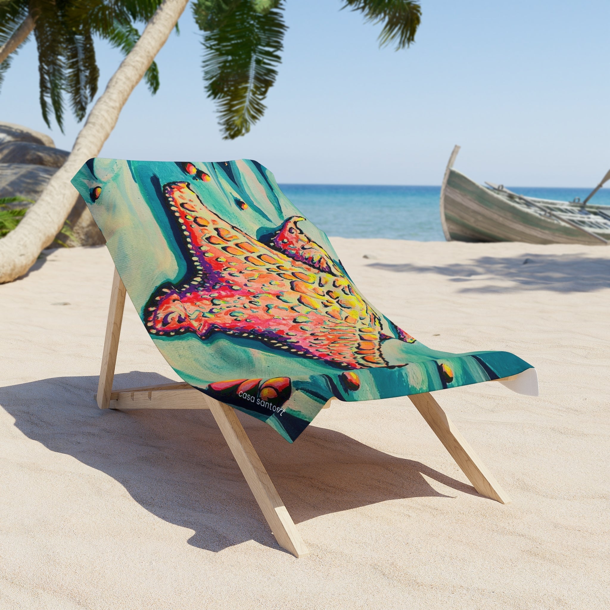 Cyclops Starfish Beach Towel for Summer Fun and Vacation Essentials