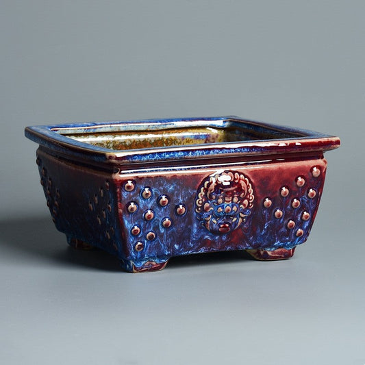 Clivia Kiln-Glazed Ceramic Indoor Flowerpot