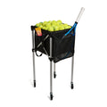 Ball Tote & Cart - Portable Teaching Cart with Black Ball Tote Bag for Tennis and Pickleball Pros