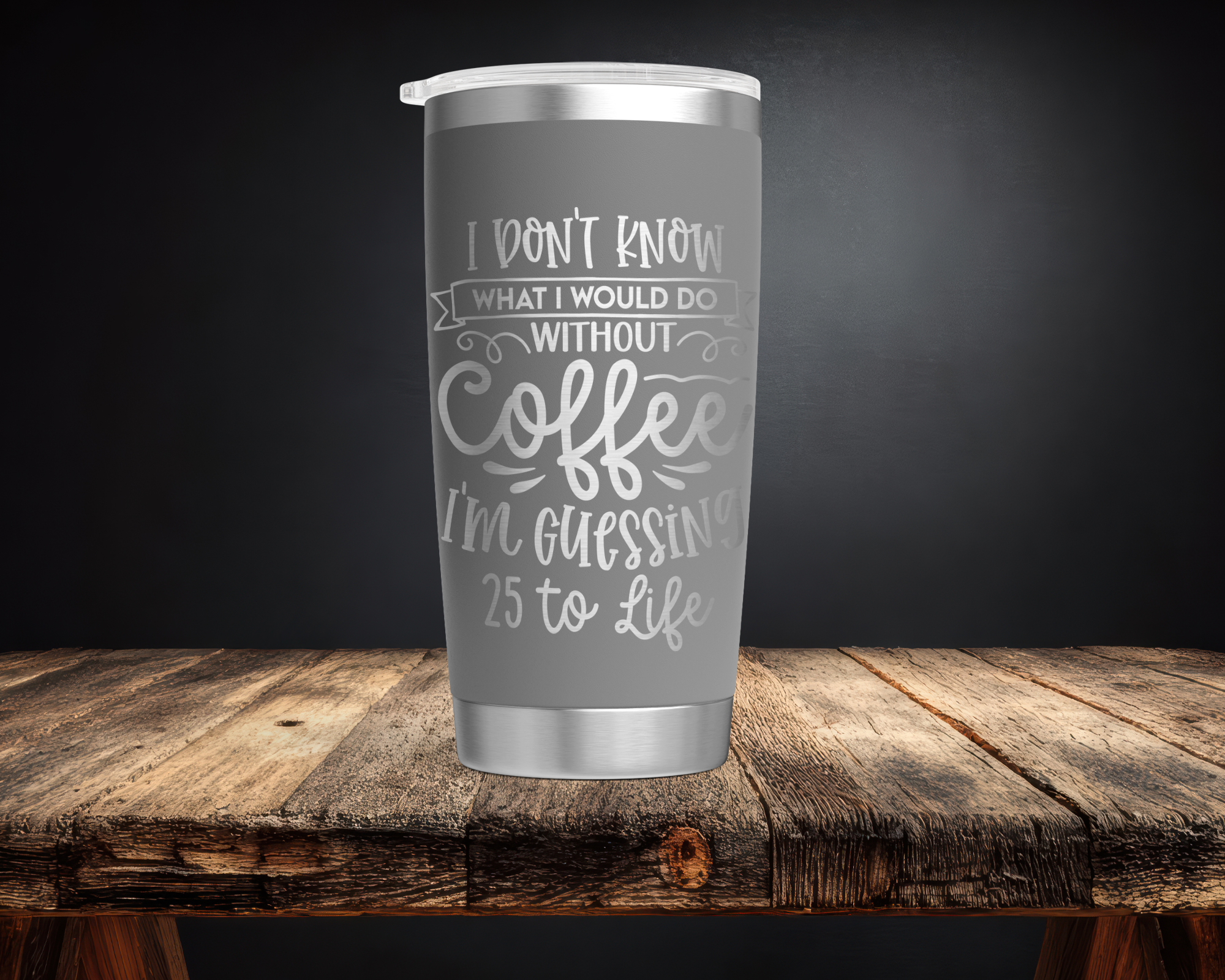 Coffee 25 to Life 20oz Tumbler