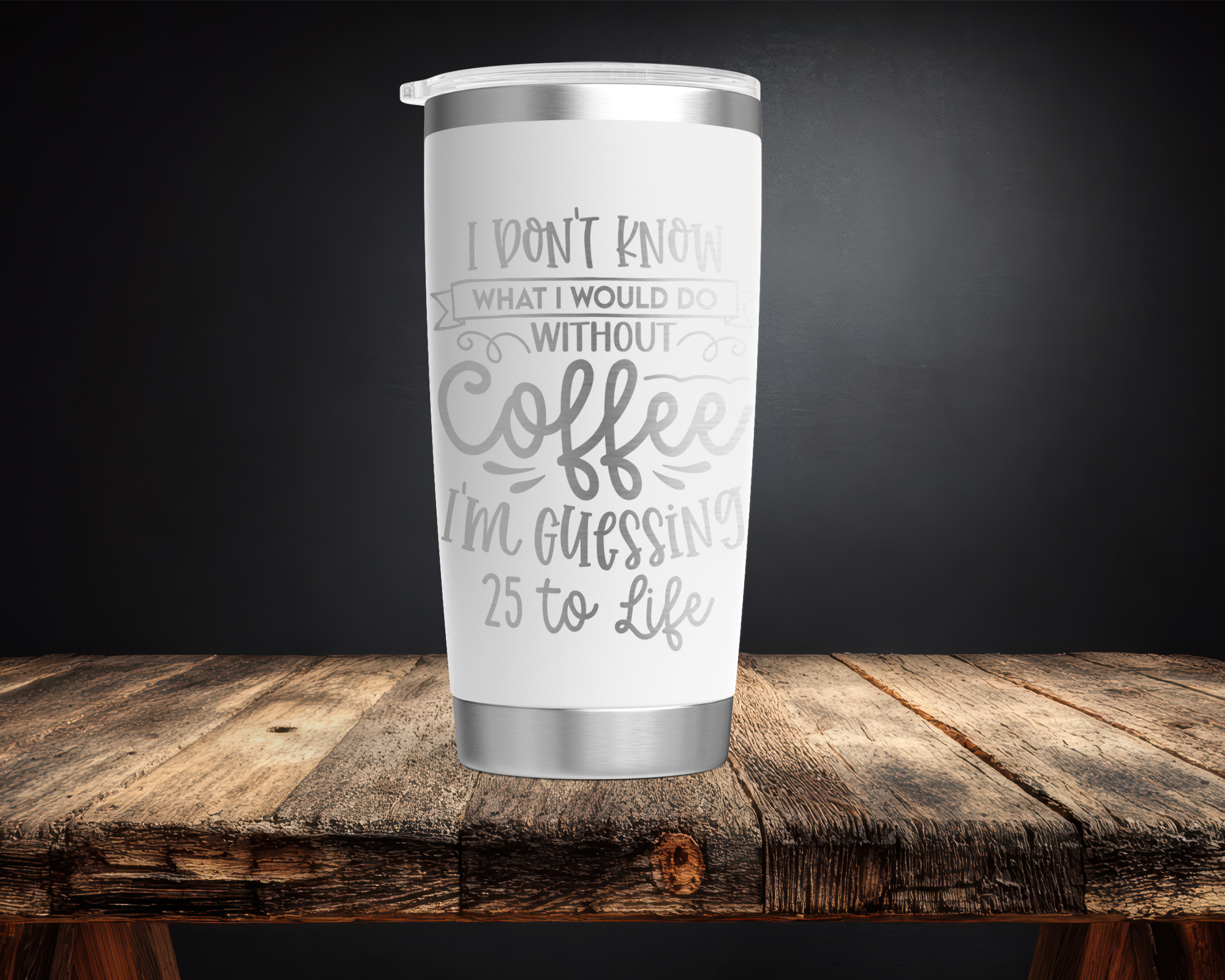 Coffee 25 to Life 20oz Tumbler