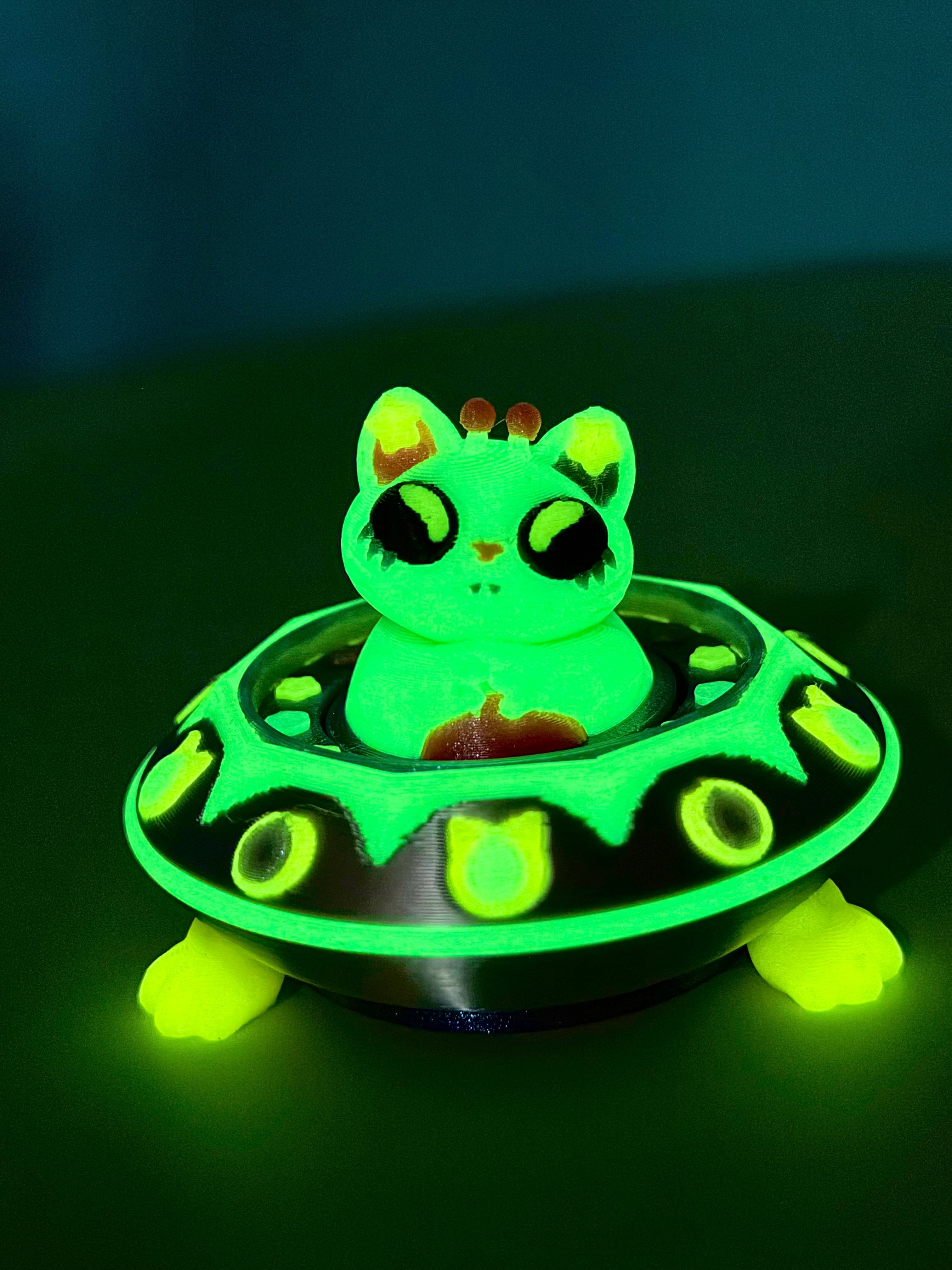 Nova Bean - ✨Glow✨ Clicky Alien Kitty