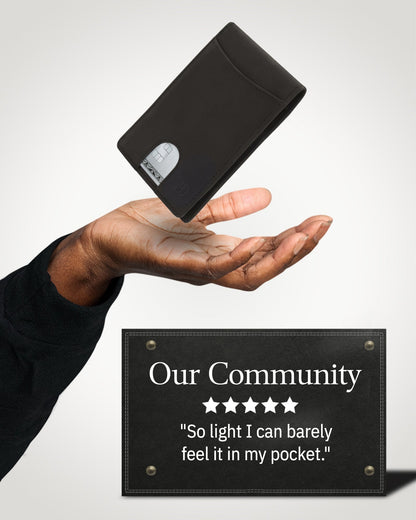 Slim Money Clip Bifold Wallet