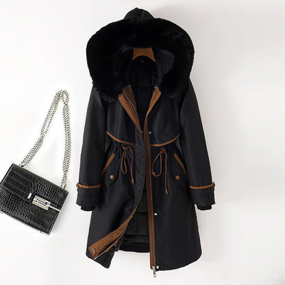 Mid-length Cotton Clothing Winter Cotton-padded Coat Down Cotton-padded Jacket For Women