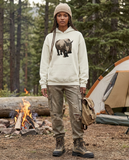 Stylish Rhino Hoodie, Moss Apparel, Cozy Animal Sweatshirt, Wildlife Apparel, Gift for Nature Lovers, Eco-Friendly Fashion Hoodie