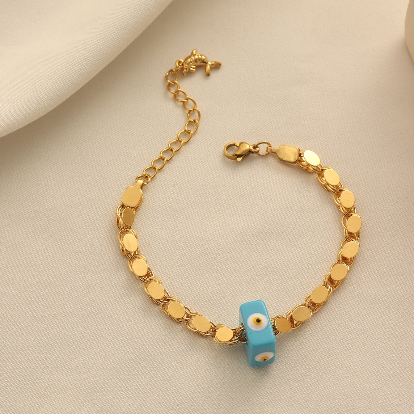Bohemian Evil Eye Coin Bracelet