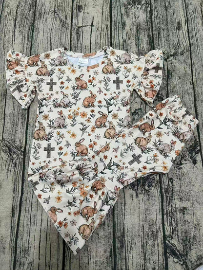 Bunny cross two piece bell set