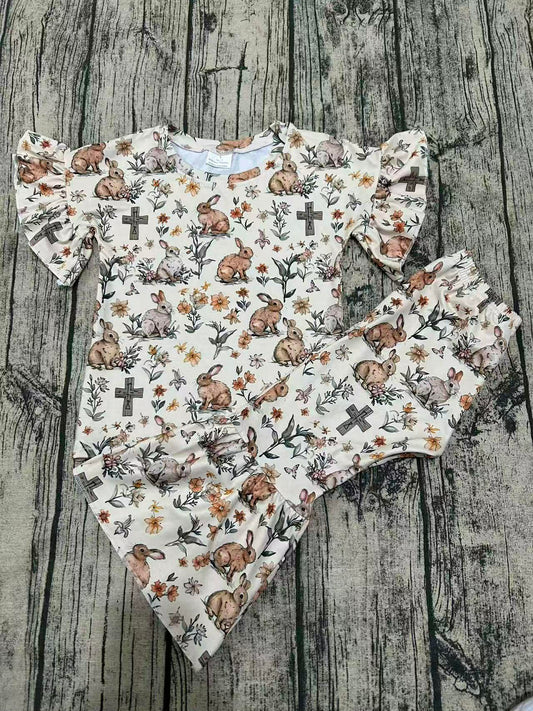 Bunny cross two piece bell set