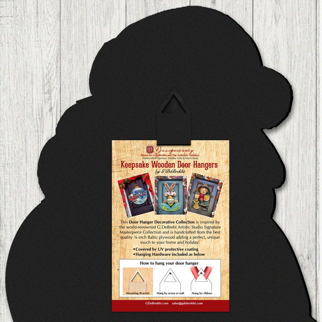 Thanksgiving Tom the Turkey Halloween Door Decor by G. DeBrekht - Thanksgiving Halloween Decor - 8158904H