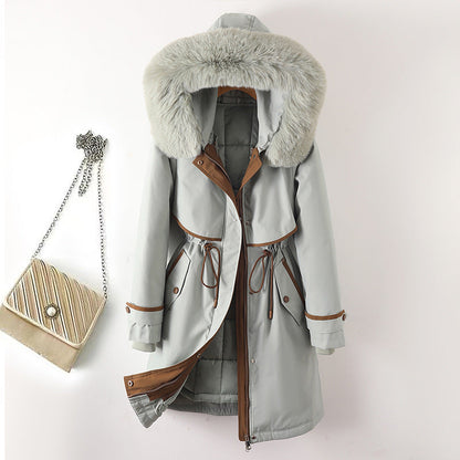 Mid-length Cotton Clothing Winter Cotton-padded Coat Down Cotton-padded Jacket For Women