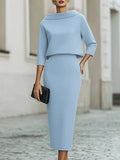 Women's Bodycon Skirt & Top Two-Piece Set — Urban Commute Fashion