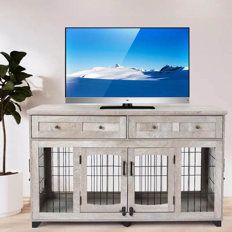 Modern Console Dog Crate