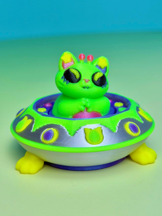 Nova Bean - ✨Glow✨ Clicky Alien Kitty