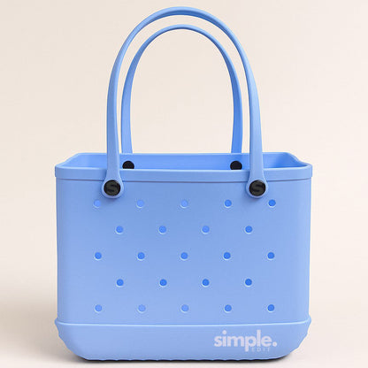 Rubber Tote Bag Set of 3 (XL/M/S) – Stylish Blue Tones EVA Bags, Great Value