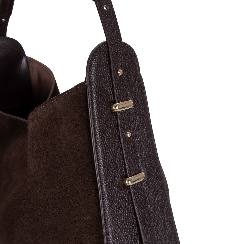 Carina Women’s Suede Leather Tote Bag – Suede Leather Shoulder Bag for Everyday Elegance | Minimal & Handcrafted