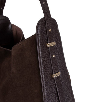 Carina Women’s Suede Leather Tote Bag – Suede Leather Shoulder Bag for Everyday Elegance | Minimal & Handcrafted