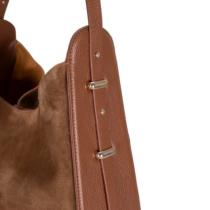 Carina Women’s Suede Leather Tote Bag – Suede Leather Shoulder Bag for Everyday Elegance | Minimal & Handcrafted