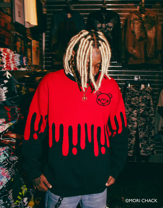 Gloomy Drip Knit Sweater