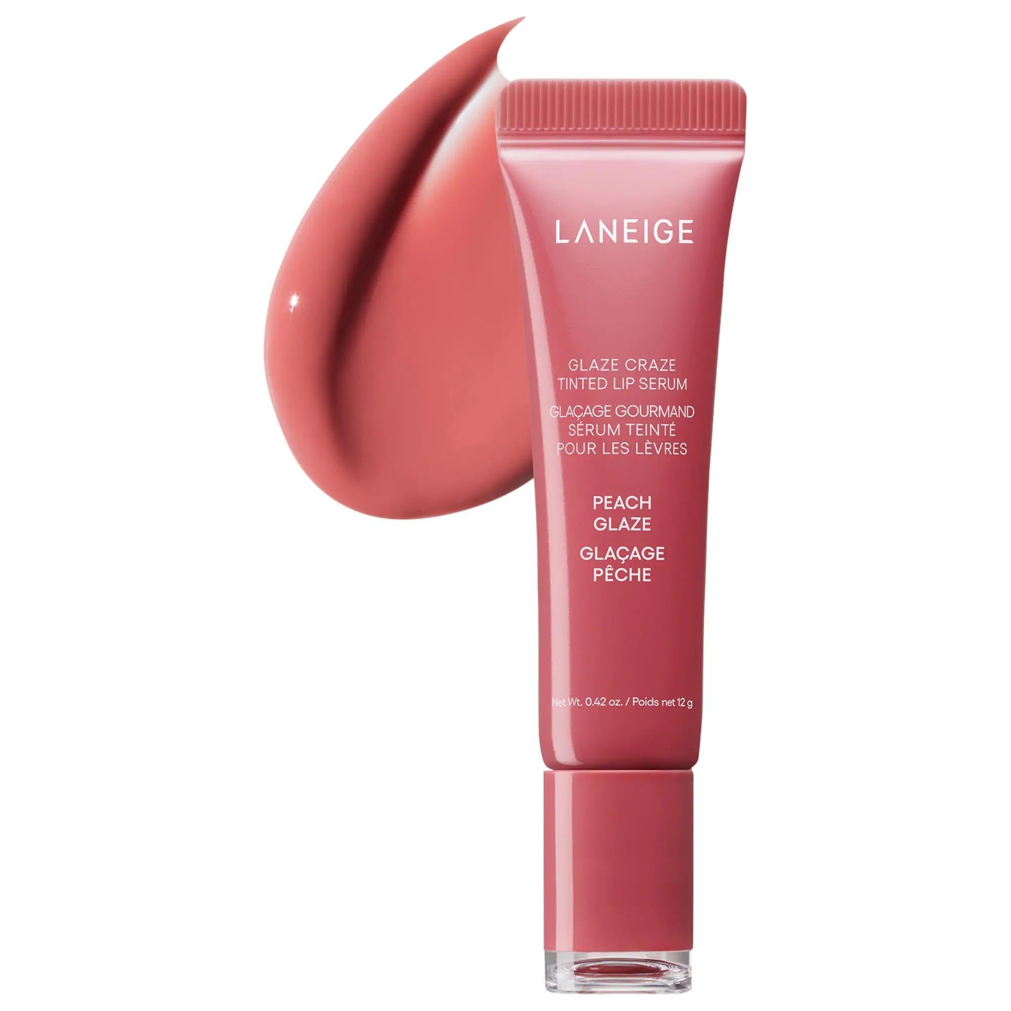Glaze Craze Tinted Polypeptide Lip Serum - Nourishing, Tinted Korean Lip Serum for Visibly Plump Lips