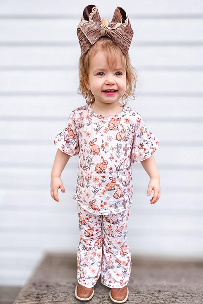 Bunny cross two piece bell set