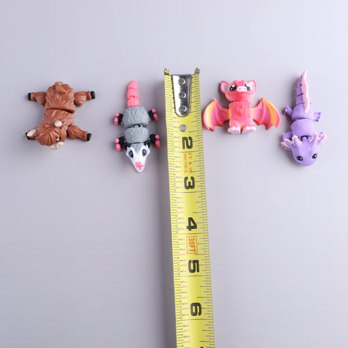 3D Printed Mini Fidget Creature Toy Pack – Sensory Goodie Bag Gift Set