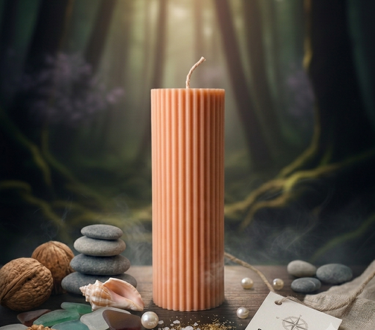 Ribbed Candle | Effortless Home Decor