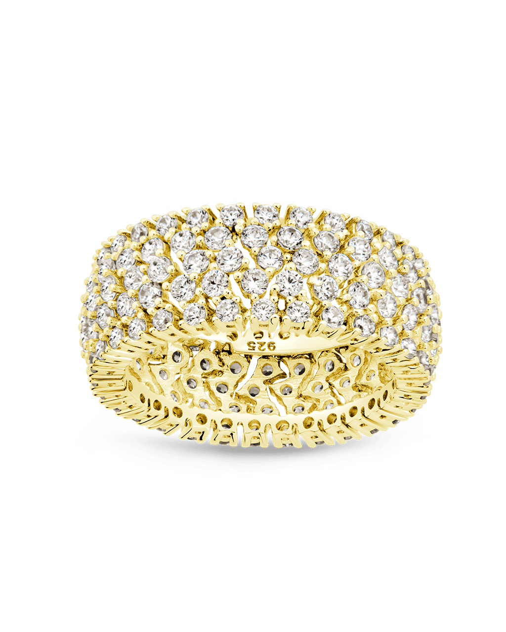 Sterling Silver Yvonne CZ Stacking Ring