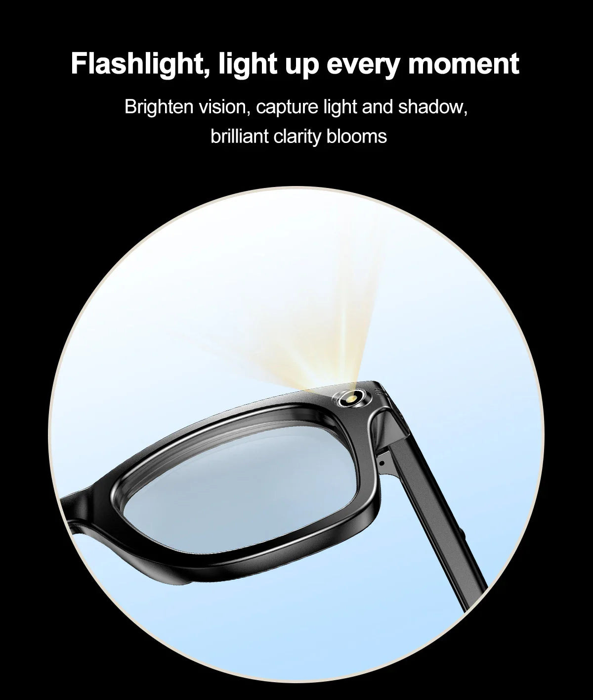 LIGE Smart Glasses Photography Video AI Intelligent Interactive Translation IOS Andirod Glasses