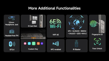 Ulefone Armor 34 Pro 5G AI Rugged Phone 25500mAh Up to 32GB+512GB Built-in Projector 120Hz 6.95" NFC Smartphone