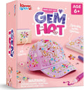 JOYFY DecorateYour Own Baseball Cap with 7 Sheets Gems Stickers Art & Crafts Kit Fun Creative DIY Toys for Kids Girls