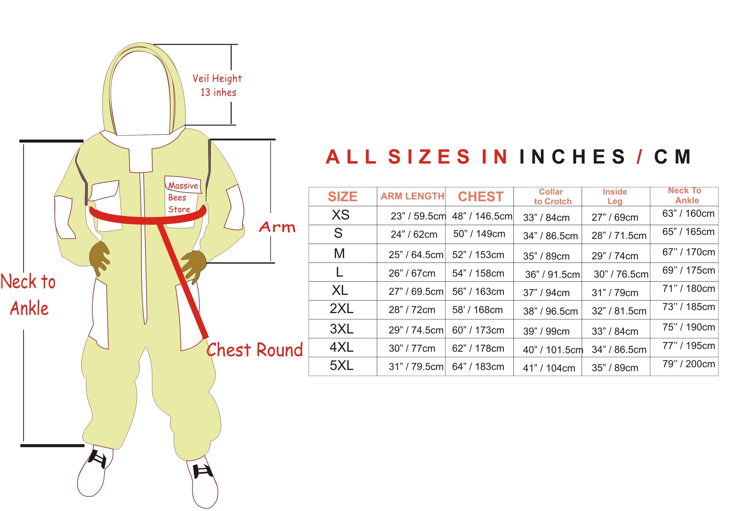 Olive Green Beekeeping Ventilated Suits with Round Veil & Fencing Veil