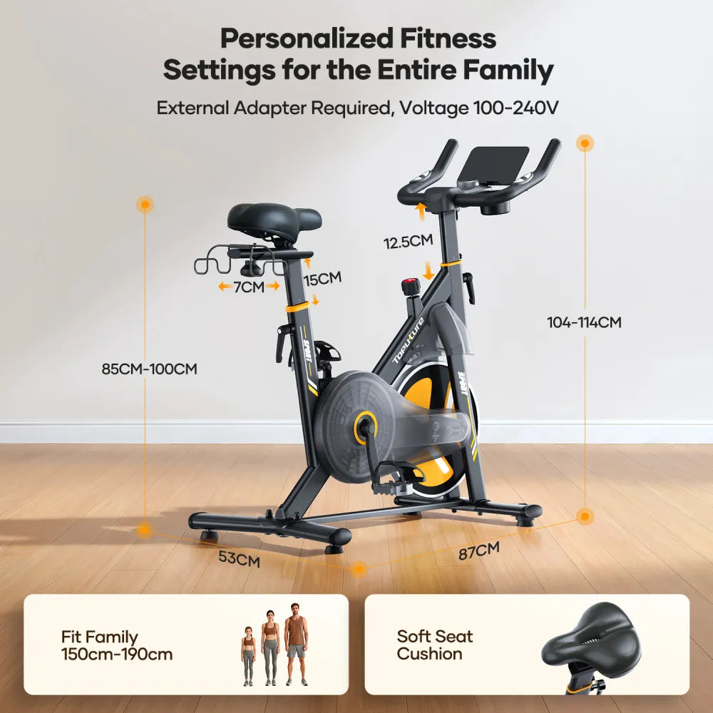 Toputure TEB5 Magnetic Exercise Bike for Indoor Cycling