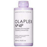 No.4P Blonde Hydrating & Brightening Purple Toning Shampoo by OLAPLEX - Sulfate-Free, Vegan, Color Safe