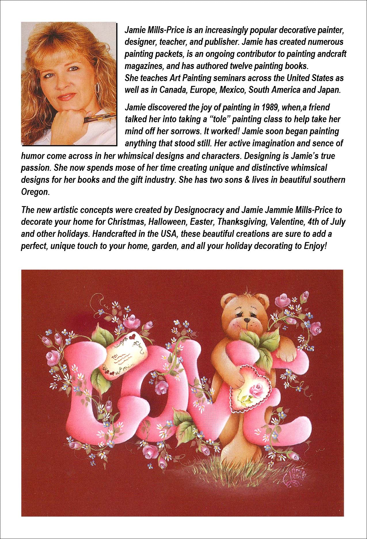 Joy Gingerbread House Door Decor by Jamie Mills-Price - Christmas Decor - 8457507H