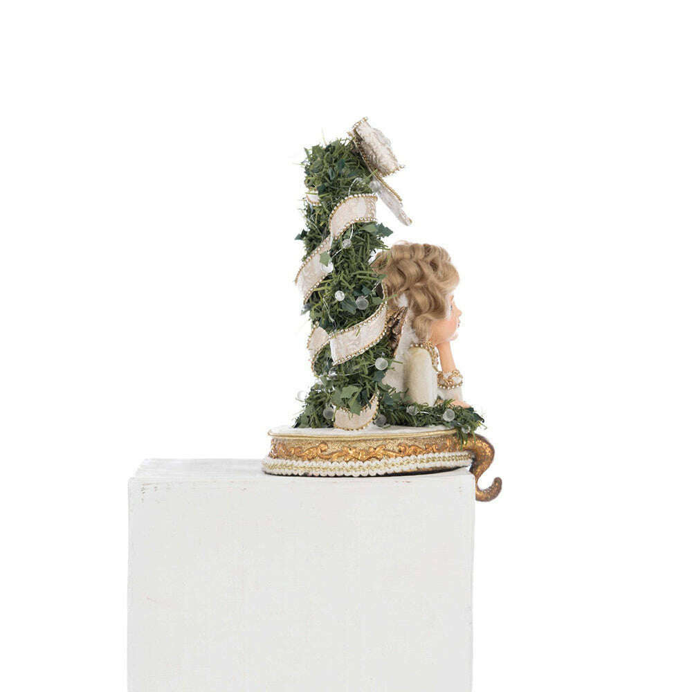 Bells of Brilliance Angel Stocking Holder by Katherine's Collection