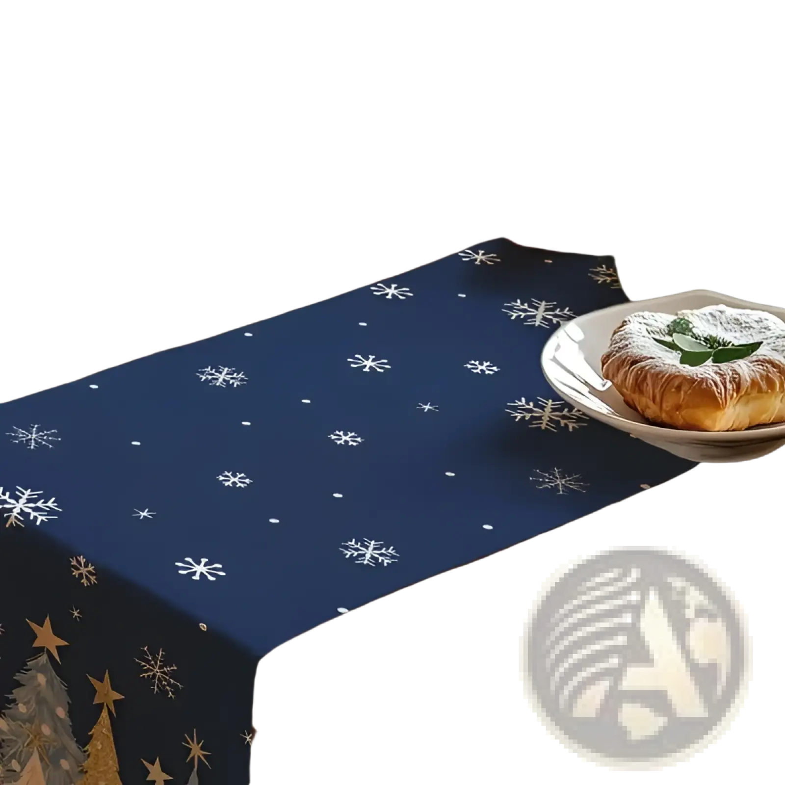 Christmas Table Runner 13x72 Inch, Xmas Trees Snowflakes Holiday Decorative Farmhouse Table Decoration For Kitchen Dinning, Indoor Outdoor Dinner Party Decor