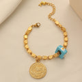Bohemian Evil Eye Coin Bracelet