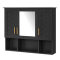 Modern Wall Mounted Medicine Cabinet With Adjustable Shelves, Soft Close Doors, High Define Mirror
