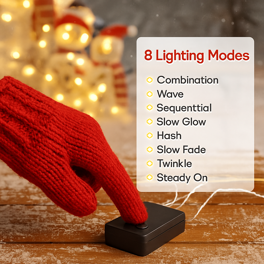 2D Christmas Snowman Yard Decoration with LED Lights