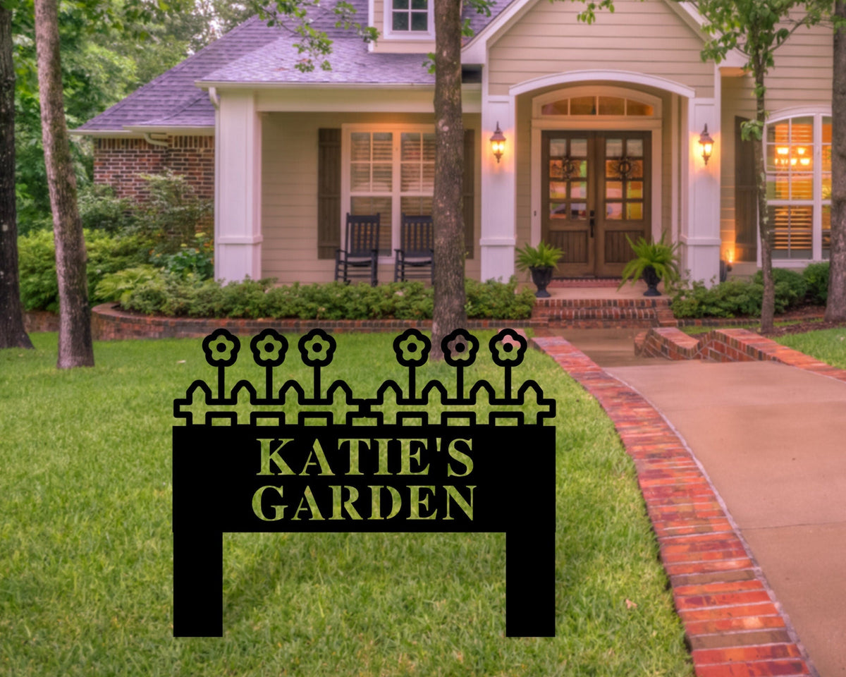 Garden Name Custom Yard Sign