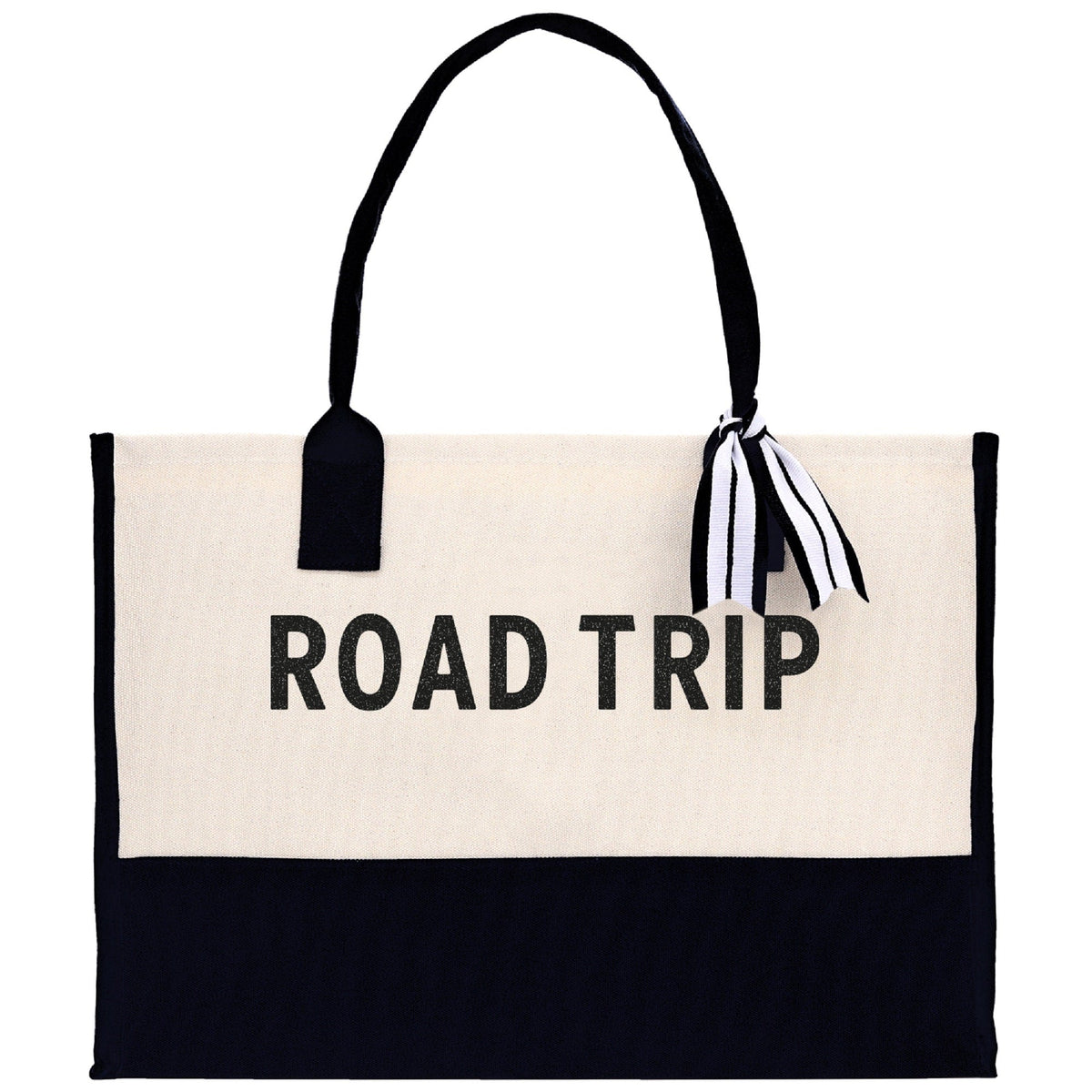 Road Trip Beach Tote Bag - Large Chic Tote Bag - Gift for Her - Vacation Tote Bag - Weekender Bag - Travel Tote