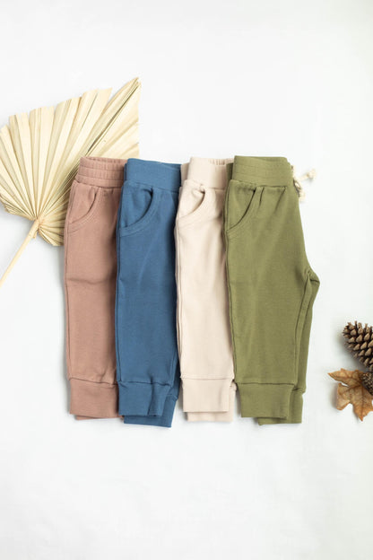Cozy Ribbed Cotton Set for Kids - Perfect Holiday Gift for Baby and Kids