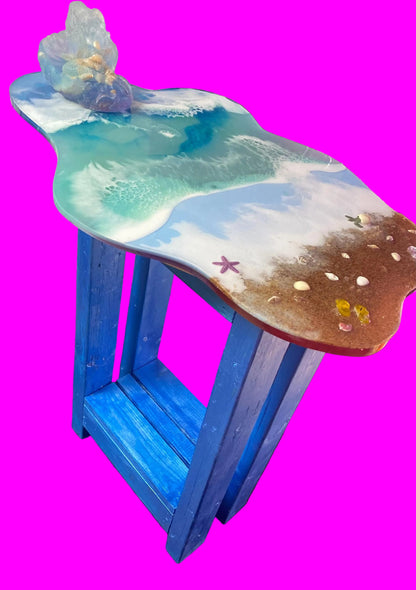 Custom Epoxy Table - Handcrafted Resin Art Table, Unique Furniture Piece, Modern Home or Office Decor, Personalized Design for Your Space