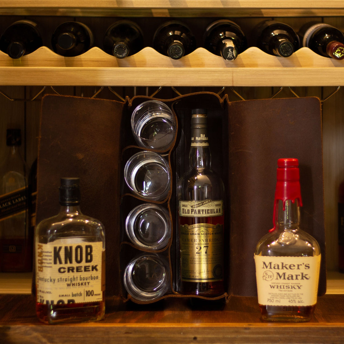 Leather Bottle Carrier