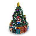 Animated Musical Christmas Tree Figurine - Rotating Deck the Halls Music Box