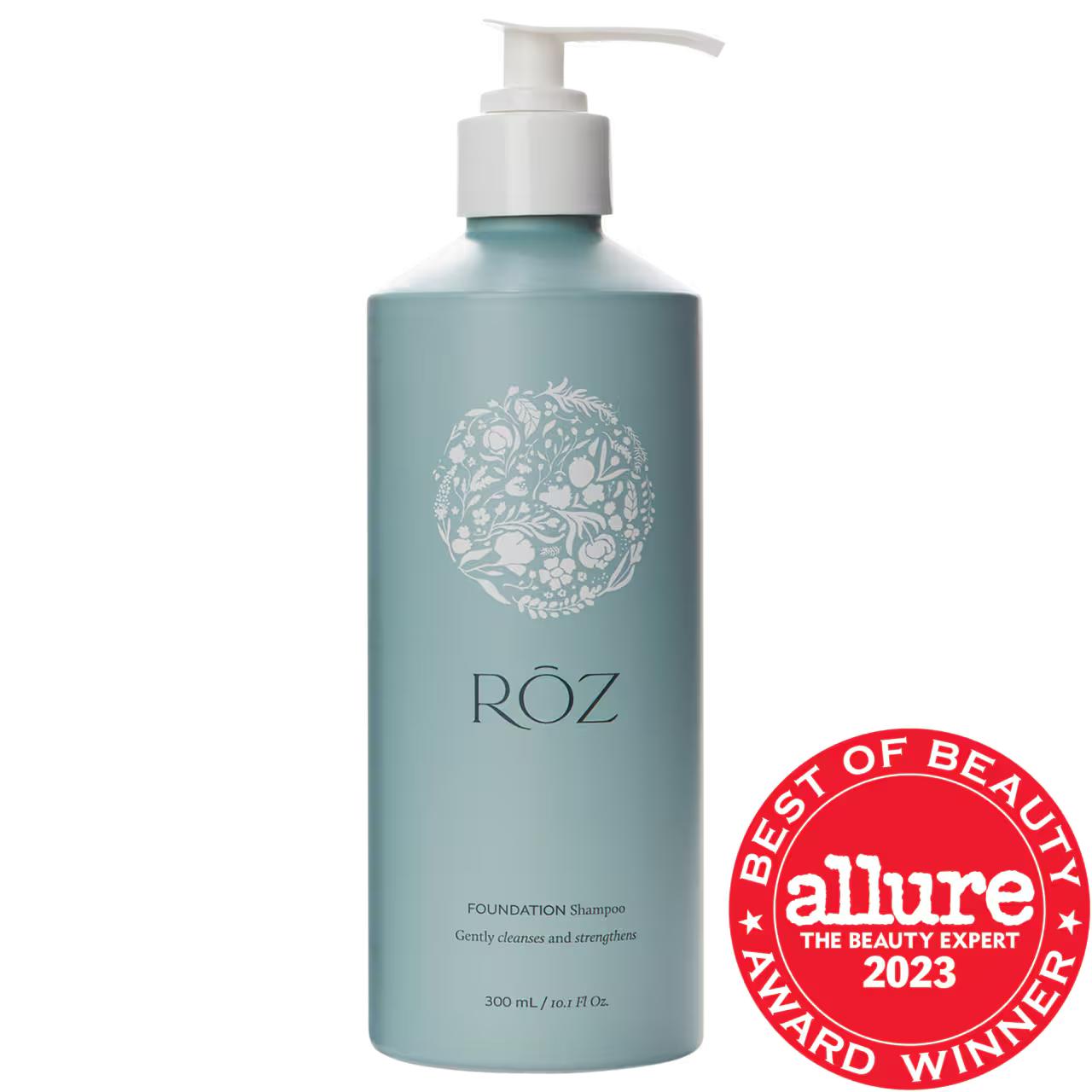 R_Z Foundation Hydrating Shampoo: Gentle Daily Cleanser for Dry, Flaky Scalp - Vegan, Gluten-Free & Cruelty-Free